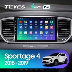Штатная магнитола Teyes SPRO Plus 4/64 Kia Sportage 4 QL (2018-2020) Тип-A