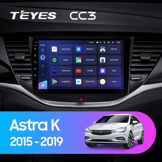 Штатная магнитола Teyes CC3L 4/32 Opel Astra K (2015-2019)