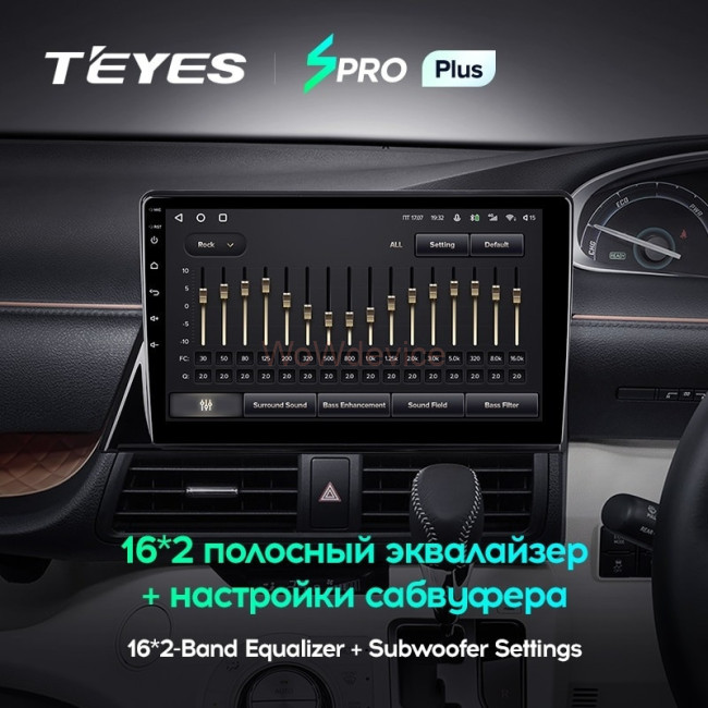 Штатная магнитола Teyes SPRO Plus 4/64 Toyota Sienta 2 XP170 (2015-2022) Правый руль