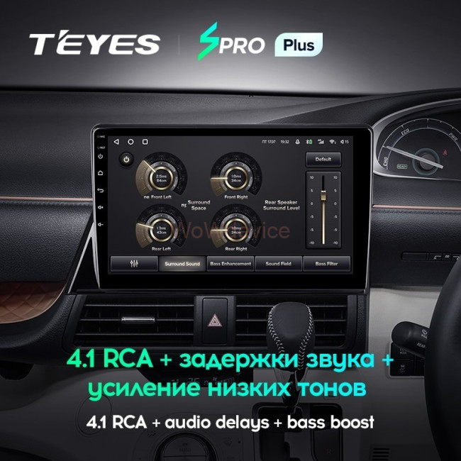 Штатная магнитола Teyes SPRO Plus 4/64 Toyota Sienta 2 XP170 (2015-2022) Правый руль