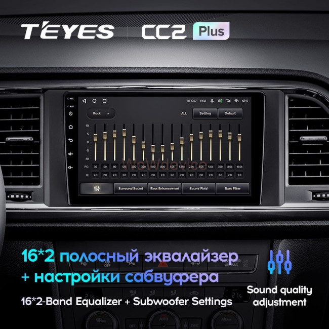 Штатная магнитола Teyes CC2 Plus 4/32 Seat Ateca Cupra (2016-2021)