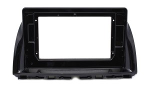 Рамка магнитолы 10.2" (цв.Глянцевый Черный) для MAZDA CX-5 2011-2017 с джойстиком