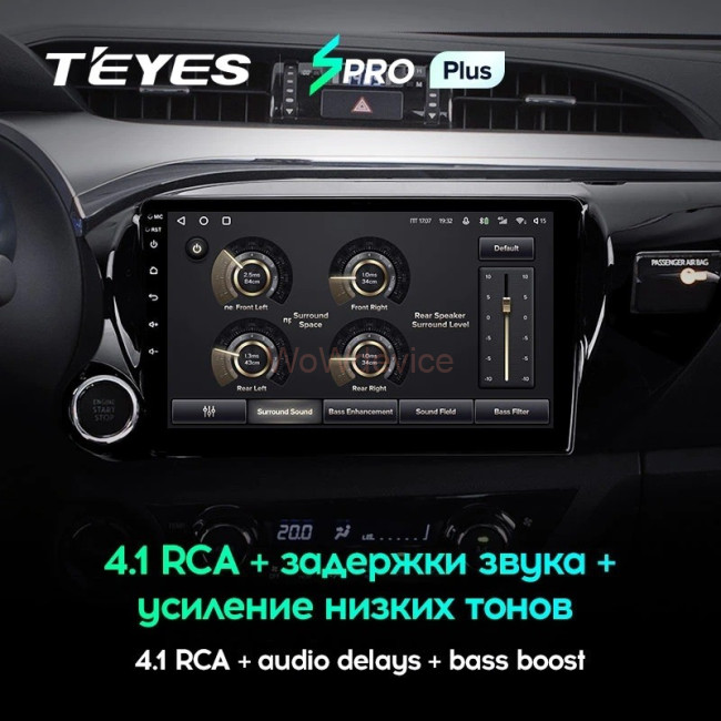 Штатная магнитола Teyes SPRO Plus 3/32 Toyota Hilux Pick Up (2015-2020) Штатная магнитола Teyes SPRO Plus 3/32 Toyota Hilux Pick Up (2015-2020)