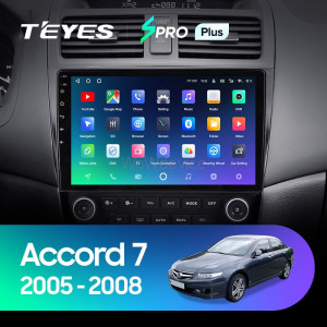 Штатная магнитола Teyes SPRO Plus 6/128 Honda Accord 7 (2005-2008)