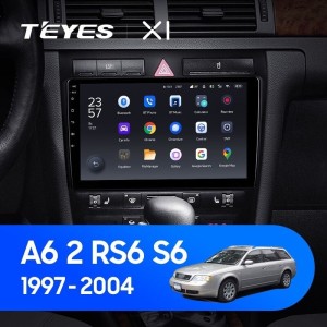 Штатная магнитола Teyes X1 4G 2/32 Audi S6 2 (1999-2004)