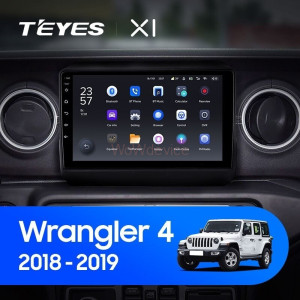 Штатная магнитола Teyes X1 4G 2/32 Jeep Wrangler 4 JL (2018-2019)
