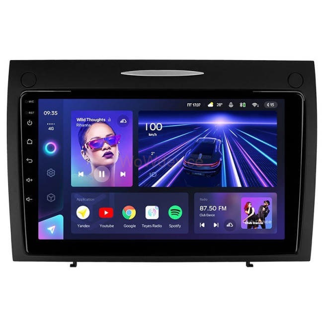 Штатная магнитола Teyes CC3 360 6/128 Mercedes-Benz SLK-Class R171 (2004-2011)