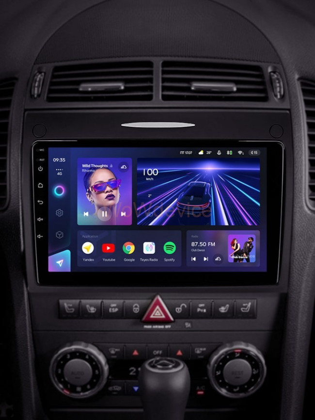 Штатная магнитола Teyes CC3 360 6/128 Mercedes-Benz SLK-Class R171 (2004-2011)