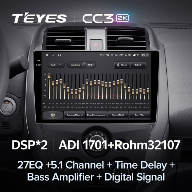 Штатная магнитола Teyes CC3 2K 360 6/128 Nissan Sunny (2014-2016) Штатная магнитола Teyes CC3 2K 360 6/128 Nissan Sunny (2014-2016)