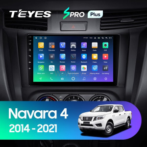Штатная магнитола Teyes SPRO Plus 4/64 Nissan Navara D23 IV (2014-2021) Тип-В