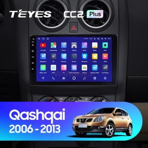 Штатная магнитола Teyes CC2 Plus 3/32 Nissan Qashqai 1 J10 (2006-2013) Тип-B