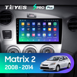 Штатная магнитола Teyes SPRO Plus 4/64 Toyota Matrix 2 E140 (2008-2014)