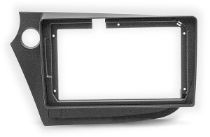 Рамка магнитолы 9.0" (цв.Черный) для HONDA Insight 2009-2014 Левый руль