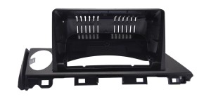 Рамка магнитолы 9.0" (цв.Черный) для MAZDA (6) 2015-2018 Левый руль