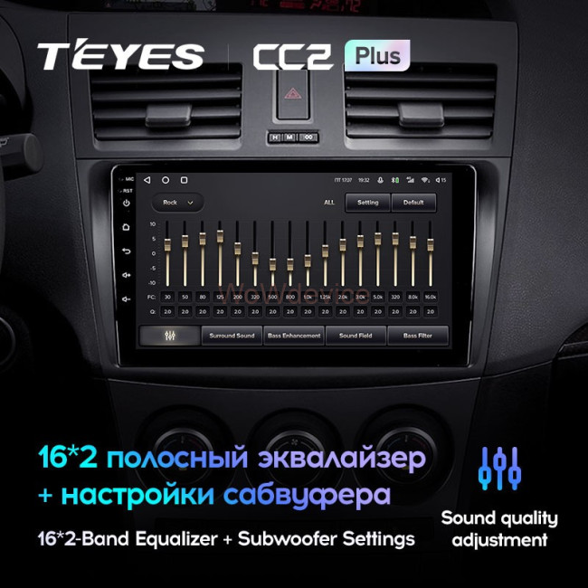 Штатная магнитола Teyes CC2 Plus 3/32 Mazda 3 2 (2009-2013)