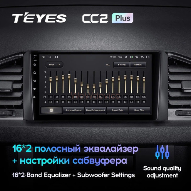 Штатная магнитола Teyes CC2 Plus 4/32 UAZ Patriot 3 (2016-2021) F1 Штатная магнитола Teyes CC2 Plus 4/32 UAZ Patriot 3 (2016-2021) F1
