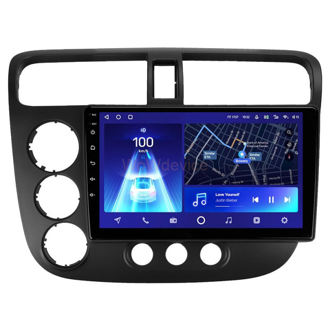 Штатная магнитола Teyes CC2 Plus 4/64 Honda Civic 7 (2000-2006)