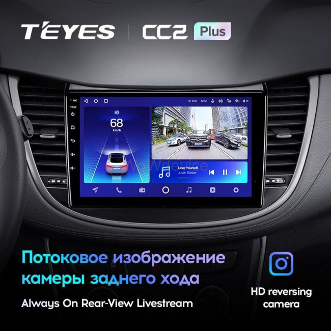 Штатная магнитола Teyes CC2 Plus 3/32 Chevrolet Tracker 3 (2013-2017) F2