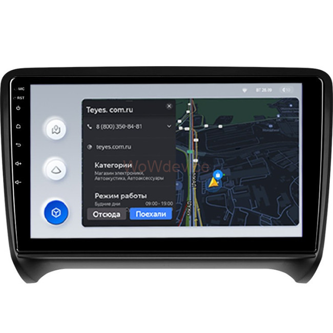 Штатная магнитола Teyes X1 4G 2/32 Audi TT 2 (2006-2014)