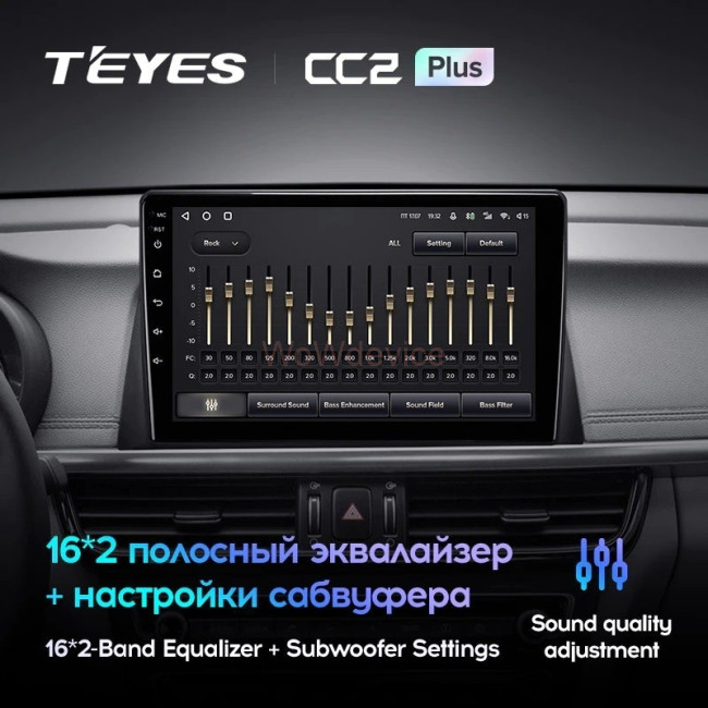 Штатная магнитола Teyes CC2 Plus 4/64 Kia Optima 4 JF (2015-2020)