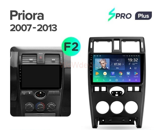 Штатная магнитола Teyes SPRO Plus 3/32 Lada Priora 1 (2007-2013) F2