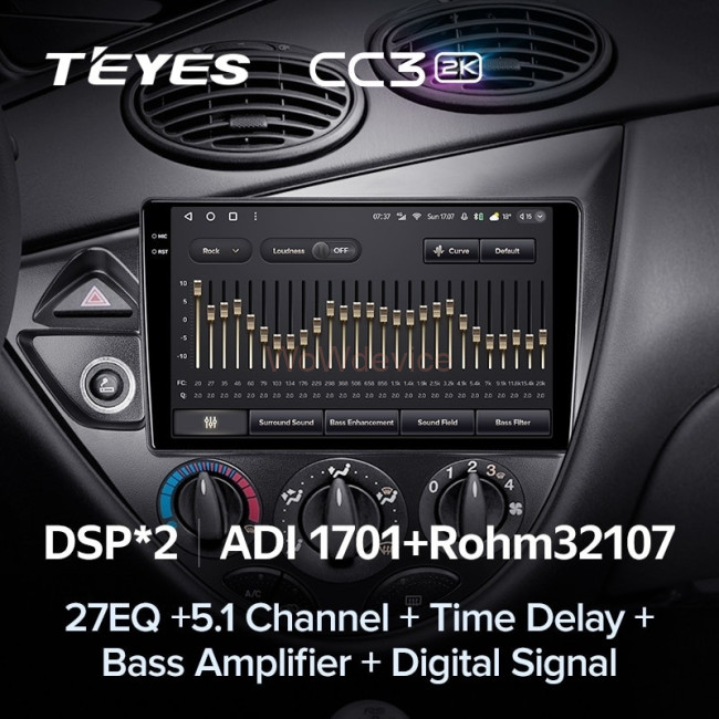 Штатная магнитола Teyes CC3 2K 4/64 Ford Focus 1 (1998-2005) Левый руль Штатная магнитола Teyes CC3 2K 4/64 Ford Focus 1 (1998-2005) Левый руль