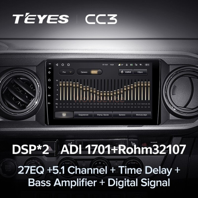 Штатная магнитола Teyes CC3 3/32 Toyota Tacoma N300 (2015-2021) Штатная магнитола Teyes CC3 3/32 Toyota Tacoma N300 (2015-2021)