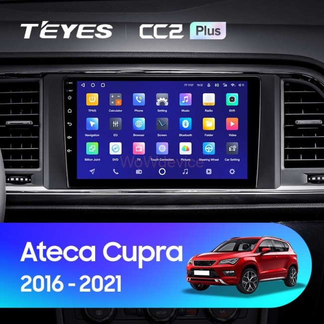 Штатная магнитола Teyes CC2 Plus 6/128 Seat Ateca Cupra (2016-2021)