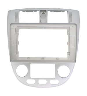Рамка магнитолы 10.2" (цв.Серый) для CHEVROLET Lacetti 2004-2013 Седан / Авто AC