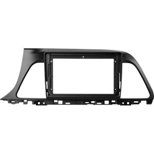 Рамка магнитолы 9.0" (цв.Черный) для HYUNDAI Sonata 2015-2017 Левый руль