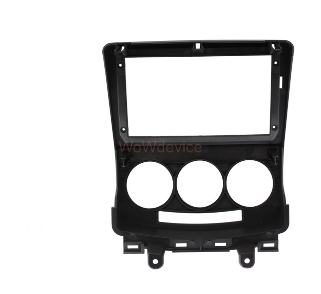 Рамка магнитолы 9.0" (цв.Серебро) для MAZDA (5), Premacy 2005-2010 / FORD i-Max 2007-2010