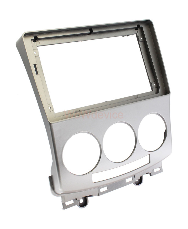 Рамка магнитолы 9.0" (цв.Серебро) для MAZDA (5), Premacy 2005-2010 / FORD i-Max 2007-2010