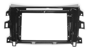 Рамка магнитолы 9.0" (цв.Глянцевый Черный) для NISSAN NP300, Navara, Frontier 2014-2016 / RENAULT Alaskan 2016+