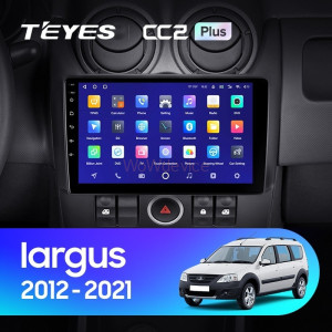 Штатная магнитола Teyes CC2 Plus 6/128 LADA largus (2012-2021)