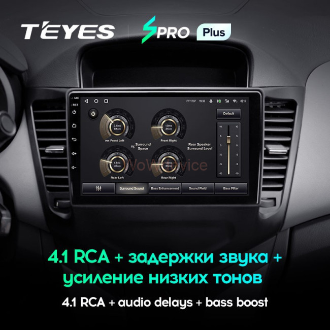 Штатная магнитола Teyes SPRO Plus 3/32 Chevrolet Cruze J300 (2008-2014)