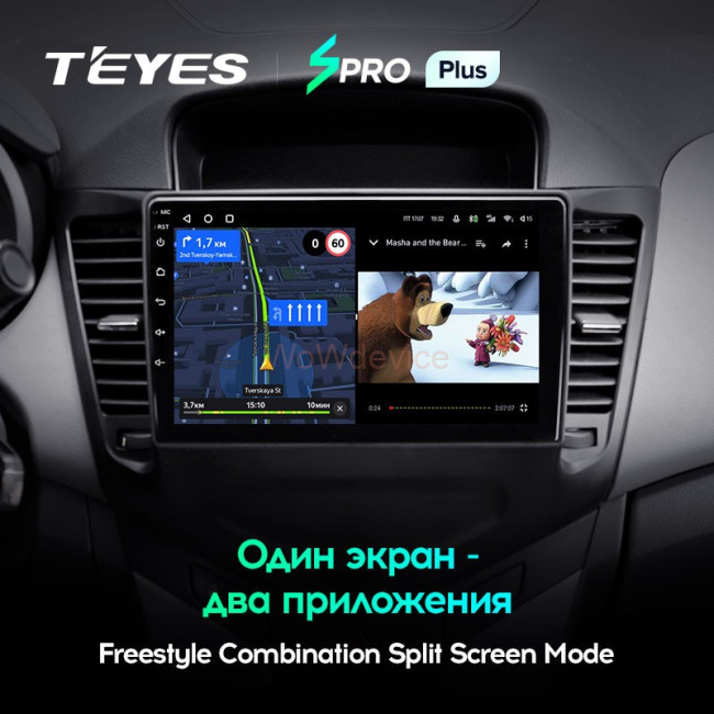 Штатная магнитола Teyes SPRO Plus 3/32 Chevrolet Cruze J300 (2008-2014)
