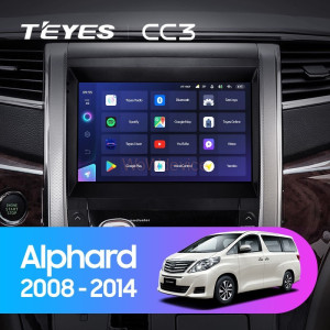 Штатная магнитола Teyes CC3L 4/32 Toyota Alphard H20 (2008-2014)