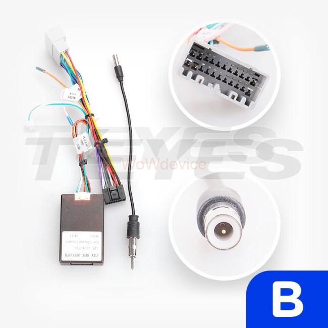 Установочный комплект Teyes для Dodge Caravan 4, Chrysler Voyager RG RS For Town & Country RS (2000-2007) Тип-В