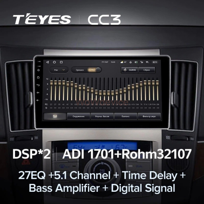 Штатная магнитола Teyes CC3 3/32 Hyundai ix55 (2006-2015) Штатная магнитола Teyes CC3 3/32 Hyundai ix55 (2006-2015)
