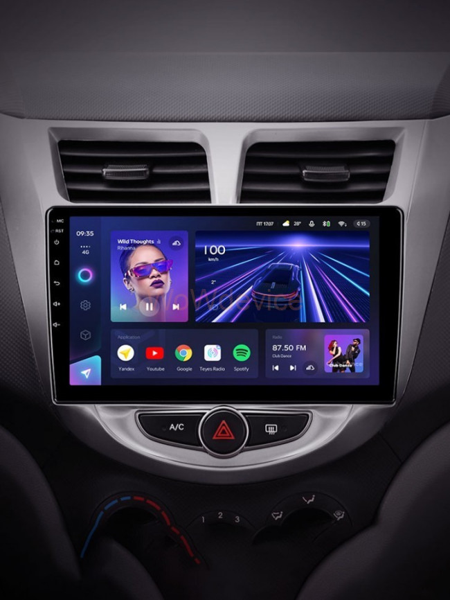 Штатная магнитола Teyes CC3 360 6/128 Hyundai Solaris 1 (2010-2016)