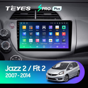 Штатная магнитола Teyes SPRO Plus 6/128 Honda Fit 2 GE (2007-2014)