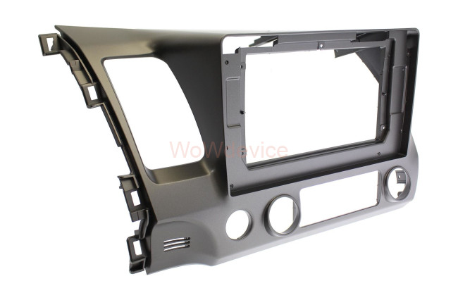 Рамка магнитолы 10.2" (цв.темно-серый) для HONDA Civic Sedan 2007-2011 Левый руль Рамка магнитолы 10.2" (цв.темно-серый) для HONDA Civic Sedan 2007-2011 Левый руль