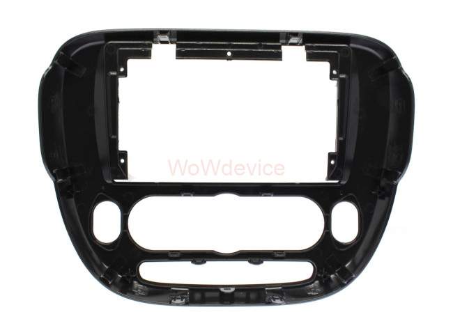 Рамка магнитолы 9.0" (цв.Глянцевый Черный) для KIA Soul 2013-2019 Кондиционер Рамка магнитолы 9.0" (цв.Глянцевый Черный) для KIA Soul 2013-2019 Кондиционер