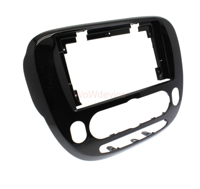 Рамка магнитолы 9.0" (цв.Глянцевый Черный) для KIA Soul 2013-2019 Кондиционер Рамка магнитолы 9.0" (цв.Глянцевый Черный) для KIA Soul 2013-2019 Кондиционер