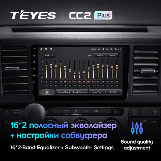 Штатная магнитола Teyes CC2 Plus 3/32 Volkswagen Caravelle T6 (2015-2020)