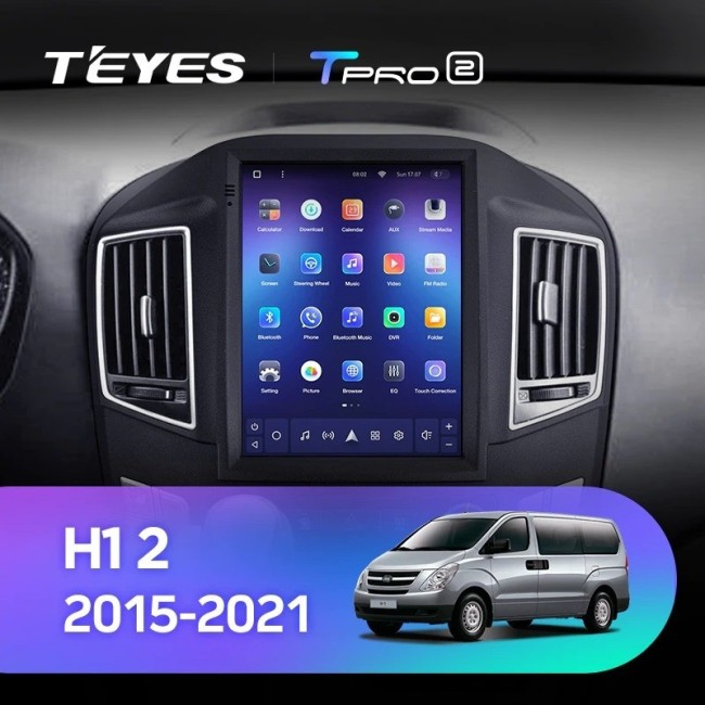 Штатная магнитола Tesla style Teyes TPRO 2 3/32 Hyundai H1 TQ (2015-2021)