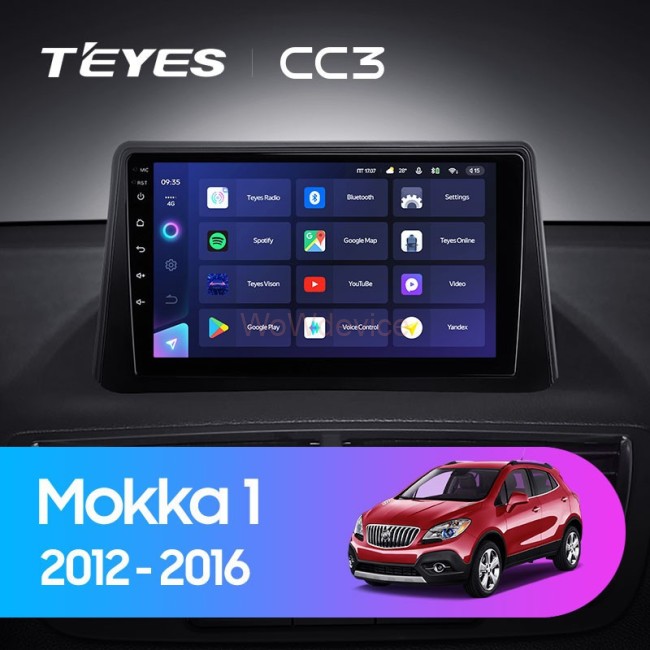 Штатная магнитола Teyes CC3L 4/32 Opel Mokka 1 (2012-2016)
