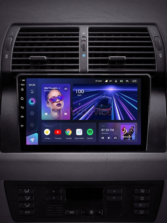 Штатная магнитола Teyes CC3 360 6/128 BMW X5 E39 E53 (1999-2006)