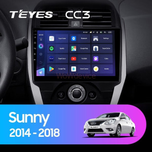 Штатная магнитола Teyes CC3L 4/32 Nissan Sunny (2014-2016)
