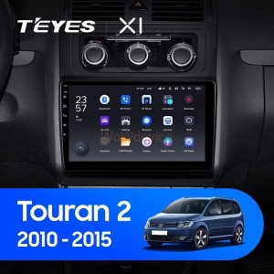 Штатная магнитола Teyes X1 4G 2/32 Volkswagen Touran 2 1T (2010-2015)